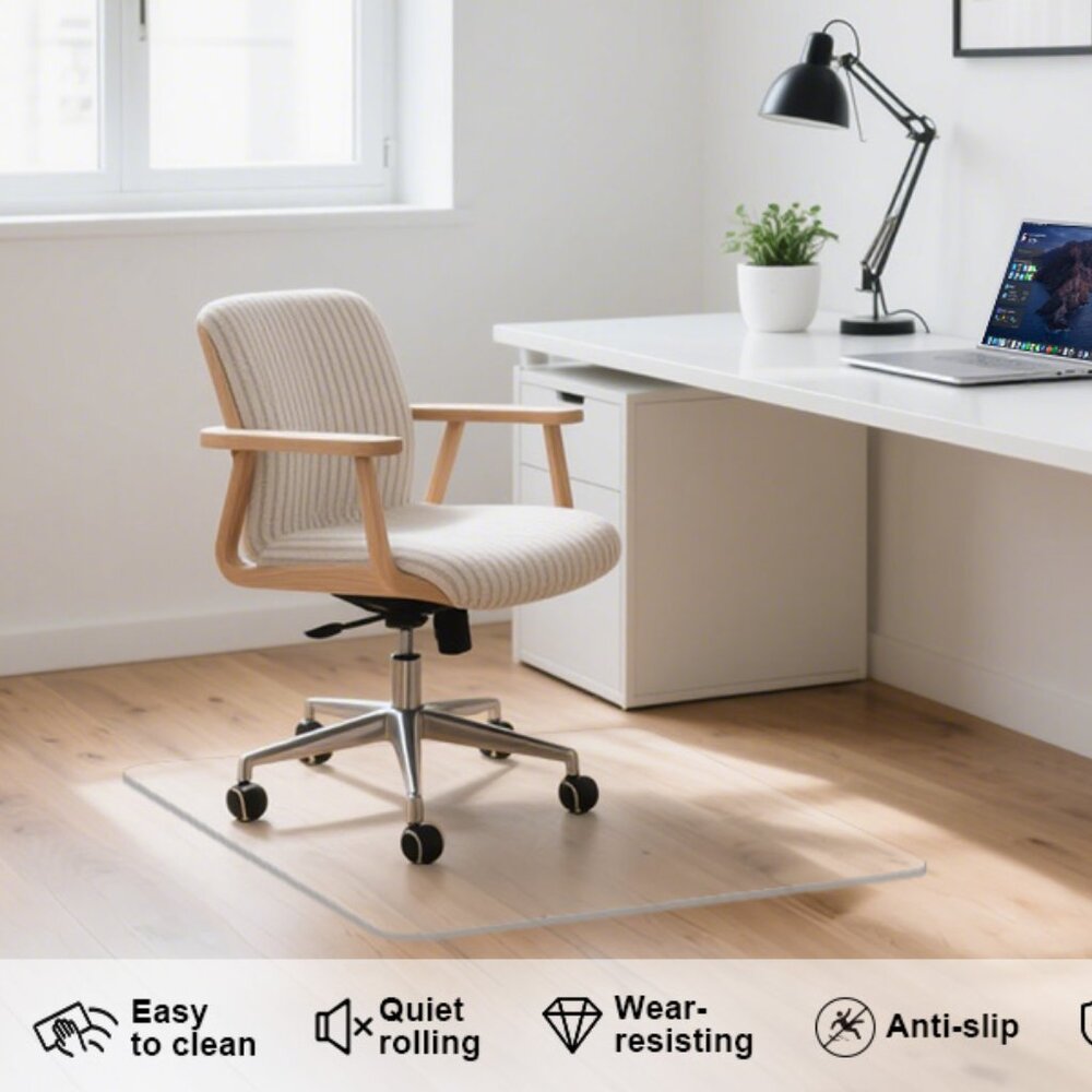NEW Office Chair Mat for Hardwood Floor - 28"X30" - Picture 8 of 9